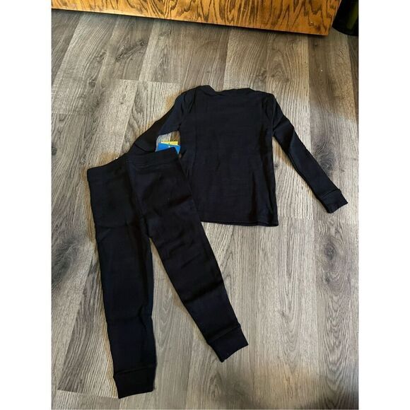 Komar Kids Black Skeleton Glow In The Dark 2pc Jammy Set 12 Month NEW - Picture 7 of 8